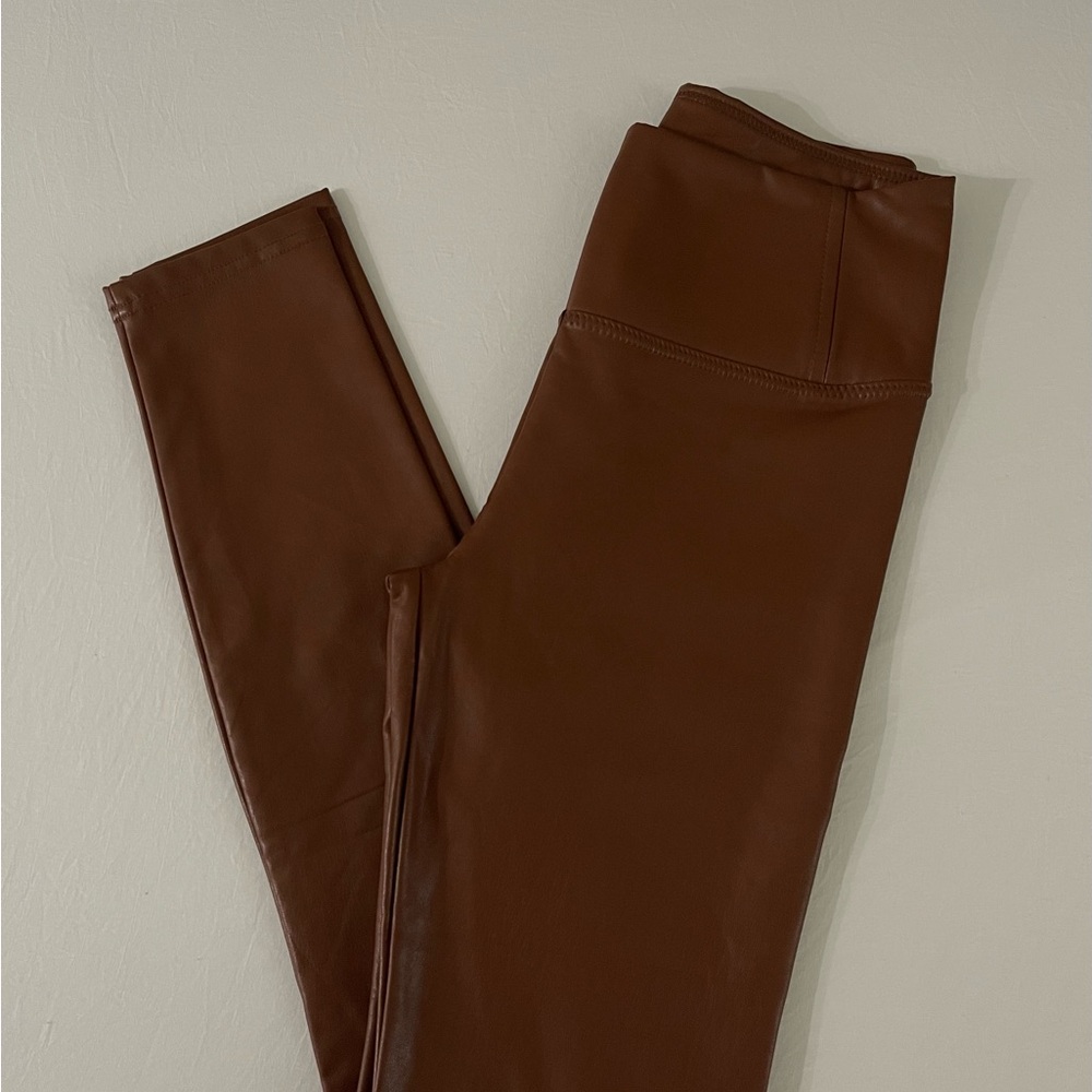 BAGATELLE BROWN LEATHER PANT